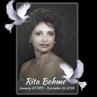 Rita Maria Bohme  January 27 1955  December 22 2018 avis de deces  NecroCanada