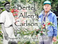 Bertel Carlson  1926  2021 avis de deces  NecroCanada