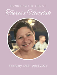 Theresa Gold Huculak  February 11 1968  April 28 2022 (age 54) avis de deces  NecroCanada