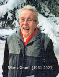 Maria Grant  October 5 1931  April 28 2023 91 Years Old avis de deces  NecroCanada