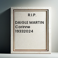 DAIGLE MARTIN Corinne  19332024 avis de deces  NecroCanada