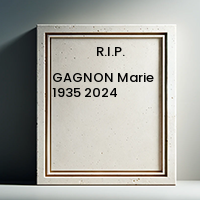 GAGNON Marie  1935  2024 avis de deces  NecroCanada