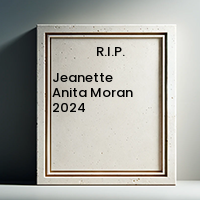 Jeanette Anita Moran  2024 avis de deces  NecroCanada