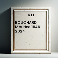 BOUCHARD  Maurice  1946  2024 avis de deces  NecroCanada