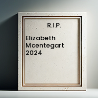 Elizabeth Mcentegart  2024 avis de deces  NecroCanada