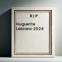 Huguette Leblanc  2024 avis de deces  NecroCanada