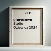 Stanislawa Stella Oziewicz  2024 avis de deces  NecroCanada