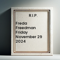 Image of Freda Freedman