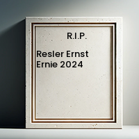 Ernst Ernie  2024 avis de deces  NecroCanada