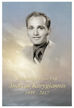 Andreas Karygiannis  19 juillet 1939