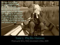 Nancy Hanson  February 14 1943  December 23 2019 (age 76) avis de deces  NecroCanada