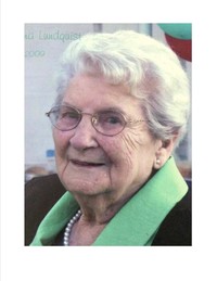 Justina Lundquist  September 24 1919  November 21 2020 (age 101) avis de deces  NecroCanada
