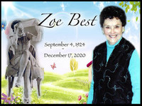 Zoe Best  1924  2020 avis de deces  NecroCanada