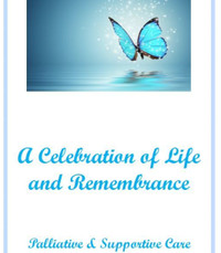 Palliative Care Service of Remembrance  Thursday March 3rd 2022 avis de deces  NecroCanada