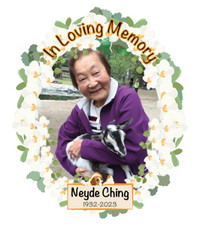 Neyde Ching  Wednesday January 11th 2023 avis de deces  NecroCanada