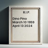 Dino Pino  March 10 1959