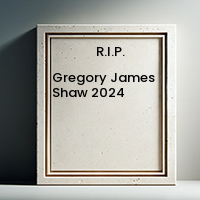 Gregory James Shaw  2024 avis de deces  NecroCanada