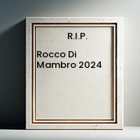 Rocco Di Mambro  2024 avis de deces  NecroCanada