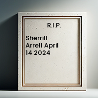 Sherrill Arrell  April 14 2024 avis de deces  NecroCanada