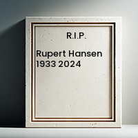 Rupert Hansen  1933  2024 avis de deces  NecroCanada