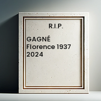 GAGNÉ Florence  1937  2024 avis de deces  NecroCanada