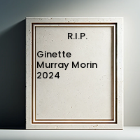Ginette Murray Morin  2024 avis de deces  NecroCanada