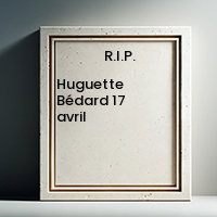 Huguette Bédard 17 avril avis de deces  NecroCanada