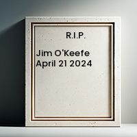 Jim O'Keefe  April 21 2024 avis de deces  NecroCanada