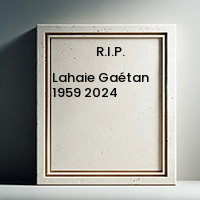 Lahaie Gaétan  1959  2024 avis de deces  NecroCanada