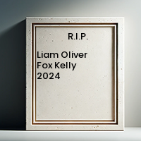 Liam Oliver Fox Kelly  2024 avis de deces  NecroCanada