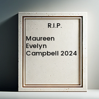 Maureen Evelyn Campbell  2024 avis de deces  NecroCanada