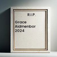 Grace Aidmenbor  2024 avis de deces  NecroCanada