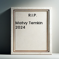 Matvy Temkin  2024 avis de deces  NecroCanada