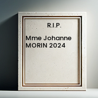 Mme Johanne MORIN  2024 avis de deces  NecroCanada