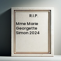 Mme Marie Georgette Simon  2024 avis de deces  NecroCanada
