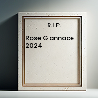 Rose Giannace  2024 avis de deces  NecroCanada