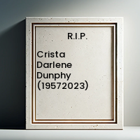 Crista Darlene Dunphy  (19572023) avis de deces  NecroCanada
