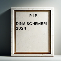 DINA SCHEMBRI  2024 avis de deces  NecroCanada