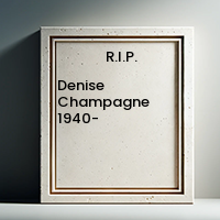 Denise Champagne 1940- avis de deces  NecroCanada