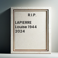 LAPIERRE Louise  1944  2024 avis de deces  NecroCanada