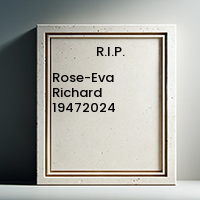 Rose-Eva Richard  19472024 avis de deces  NecroCanada