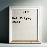 Ruth Ridgley  2024 avis de deces  NecroCanada