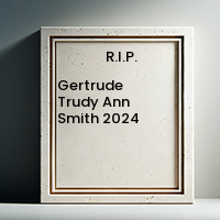 Gertrude Trudy Ann Smith  2024 avis de deces  NecroCanada