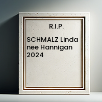 SCHMALZ Linda nee Hannigan  2024 avis de deces  NecroCanada