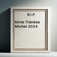 Mme Thérèse Michel  2024 avis de deces  NecroCanada