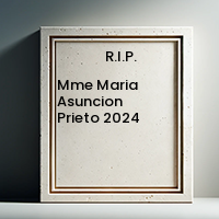 Mme Maria Asuncion Prieto  2024 avis de deces  NecroCanada