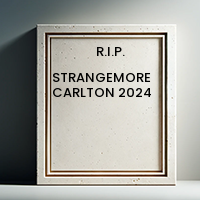 STRANGEMORE CARLTON  2024 avis de deces  NecroCanada
