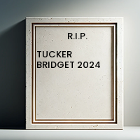 TUCKER BRIDGET  2024 avis de deces  NecroCanada
