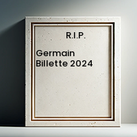 Germain Billette  2024 avis de deces  NecroCanada