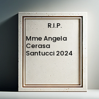 Mme Angela Cerasa Santucci  2024 avis de deces  NecroCanada